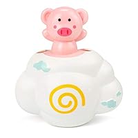LUCKAPPY Kids Best Squirting Baby Bath Toys-Fun Egg Hatching Spray Water Bathtub Pool Toys for Toddlers,Boys, Girls, Kids (Cloud Pig)