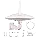 ANTOP UFO 720°Dual-Omni-Directional Outdoor HDTV Antenna Exclusive Smartpass Amplifier &4G LTE Filter,Enhanced VHF/UHF Reception,Fit Outdoor/RV/Attic Use(33ft Coaxial Cable,4K UHD Ready)