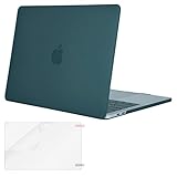 MOSISO MacBook Pro 13 Case 2018 2017 2016 Release A1989/A1706/A1708, Plastic Hard Shell Cover with Screen Protector Compatible Newest MacBook Pro 13 Inch with/without Touch Bar, Deep Teal