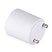 Onite 6 PCS GU24 to E26 E27 Adapter for LED Bulb, Converts your Pin Base Fixture to Standard Screw-in Lamp Socket