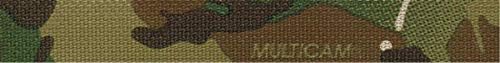 10 Yards of 1 inch Nylon Webbing, Printed on Both Sides in MultiCam Camo