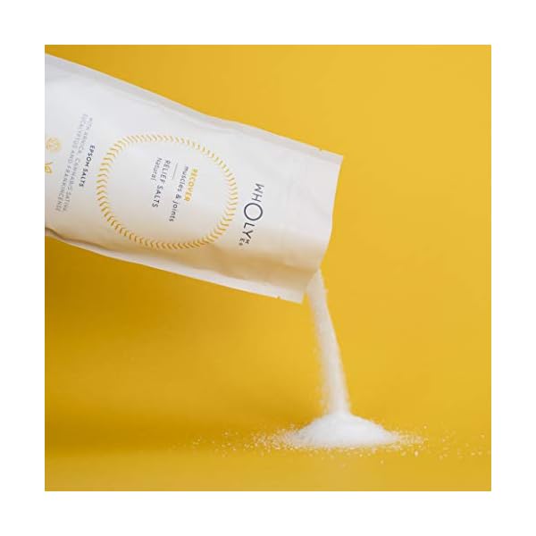 Relief-Bath-Salts-for-Muscle-Joint-Recovery-Epsom-Salts-with-Hemp-Arnica-Eucalyptus-and-Frankincense-Essential-Oils-by-WholyMe-1-kg-Perfect-for-post-Work-Out-Relaxation Relief Bath Salts for Muscle & Joint Recovery - Epsom Salts with Hemp, Arnica, Eucalyptus and Frankincense Essential…