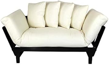 Amazon Com Futon Convertible Sofa Daybed Deep Seating Adjustable