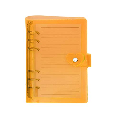 Zelten A5 PVC Binder with Pages,Orange