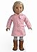 sweet dolly Doll Clothes Winter Clothes Fits 18 Inch American Girl Doll (4 Winter Sets)
