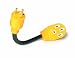 Camco 55412 12" L5-30 30 AMP Plug to 14-50 50 AMP Receptacle PowerGrip Generator Adapter primary