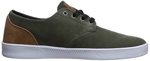Emerica Men's The Romero Laced Skate Shoe, Olive/TAN, 5.0 Medium US - Thumbnail 7