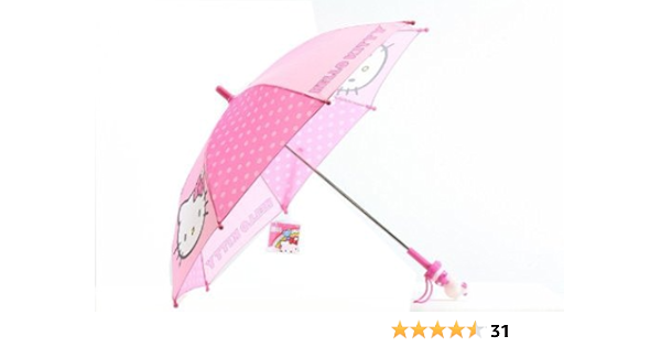 Amazon Com Hello Kitty Umbrella With Molded Handle Garden Outdoor