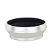 Haoge LH-M48W Metal Lens Hood Shade for Olympus M.ZUIKO Digital 17mm F1.8 Lens Replace LH-48B Silver