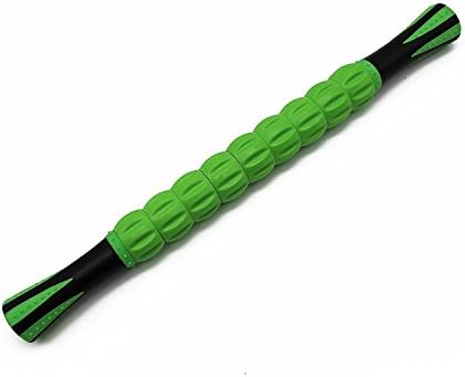 Green Massage Stick Roller Self Myofascial Release Recovery. Trigger Point Relief Tool For Muscle Pain Fascia Soreness, Cramping, Upper, Lower Back Tightness. Blaster Ideal For Athletes, Women, Men