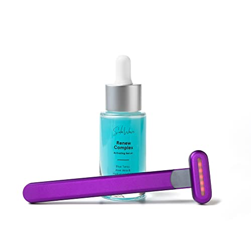 SolaWave 4in1 Facial Wand and Renew Complex Serum Bundle Red Light