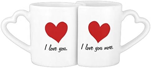 I Love You I Love You More Couples Coffee Mug funny coffee mug set 11 oz