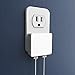 Nekmit 4.8A 24W Thin Flat Dual USB Wall Charger with Smart IC Technology, Portable Travel Adapter for iPad Pro, iPhone 14/14 Pro/Pro Max, Pixel, Galaxy and More