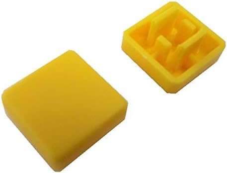 Amazon Co Jp タクトスイッチキャップ 12mm 12mm用 四角キャップ 黄 10個入 1sw 068 Diy 工具 ガーデン