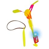 Flashing Panda Firefly Sling-Shot LED Launchable Helicopter Flyer, Lot of 12 Sets