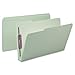 Smead Pressboard File Folder with SafeSHIELD® Fasteners, 2 Fasteners, 1/3-Cut Tab, 2