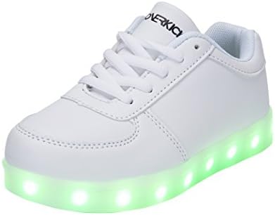 Light up Shoes Hoverkicks Womens Nova (White) with Remote Control for Led Sneakers