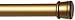 Fantasia Shower Curtain Rod 41x76 - Gold