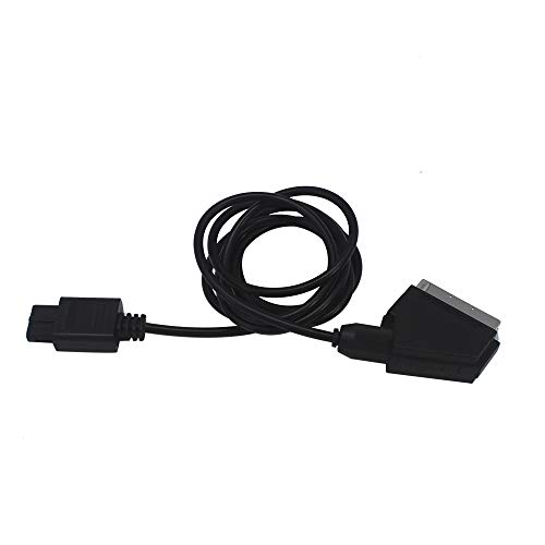 Coolayoung RGB Scart Cable for Nintendo SNES GameCube N64 NTSC, 6ft/1.8m RGB Cable