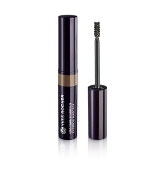 Yves Rocher COULEURS NATURE Augenbrauen-Mascara Cendré, fixierende & formende Augenbrauen-Tusche, Hellbraun, 1 x Flacon 5 ml