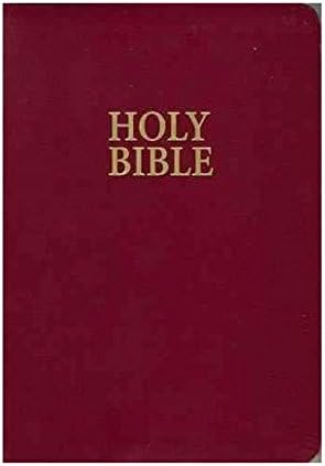 NKJV, Reference Bible, Giant Print, Leathersoft, Burgundy, Red Letter Edition