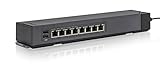 NETGEAR 8-Port Gigabit Ethernet Smart Managed Plus Switch (GSS108E) - with Virtually Anywhere CLICK Mount System, and ProSAFE Limited Lifetime Protection