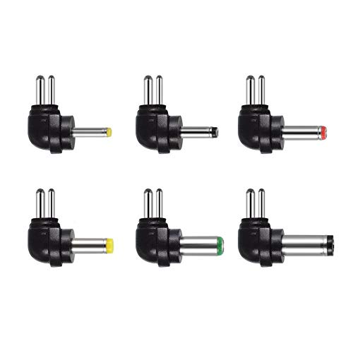 HermosaUKnight 3-12V AC DC Netzteil 30W 2.1A Ladeadapter mit 6 Steckern Adapter Schwarz