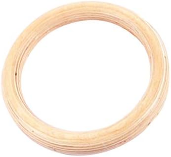 Wood Gymnastic Rings 28MM/32 MM Olympic Gym Rings Home Fitness Ring for Home Gym Adults Children
