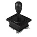 EG STARTS American Style Arcade Competition 2Pin Joystick Black Switchable from 8 Ways Operation, Elliptical Black Handle, Precision 8-Way 187" (4.8mm) Terminal primary