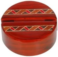 VinoStrumenti Padauk Wood with Single Marquetry Pinch Action Wine Bottle Foil Cutter