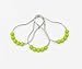 DOTZ Green Roller Shower Curtain Rings | 100% Stainless Steel Hooks with Easy Glide Roller Balls | Durable and Polished, Won't Snag, Tear Curtain, and Never Rusts Guaranteed | Set of 12