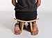 BLUECONY Meditation Bench IKUKO Original, Portable Version with Bag, Locally Handmade Wooden Kneeling Ergonomic Seiza Seat - Natural, Standard Height (7