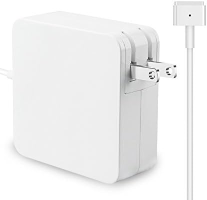 Macbook Air Charger, Replacement AC 45w Magsafe 2 T-Tip 2nd-Gen Power Adapter AC Charger for Macbook Air 11-inch and 13-inch (White,1pack)