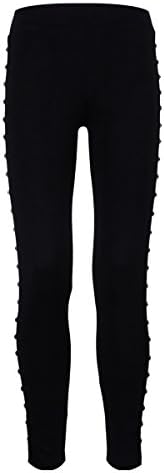 Queen of Darkness Stud Black Leggings