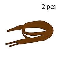 QVQQ 2Pcs Child Shoe Lace 15.7" Athletic Shoe Laces Flat Shoe Laces for Sneakers Sport/Running Shoes Shoe Strings(Lightbrown)