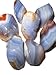 Wow Blue Lace Agate Tumbled Stone 100 Grams Approx. 0.75