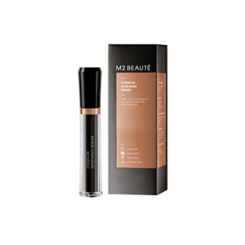 M2 BEAUTÉ - The growth booster for thicker and fuller eyebrows after 6-8 weeks, regenerates eyebrows, with biotin, vitamin B7, hyaluron, arginine & provitamin B5, Eyebrow refreshing serum, 4 ml