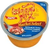 Meow Mix Market Select with Real Tuna & Whole Shrimp in Sauce Cat Food 2.75 oz (24 Cups)