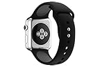 EloBeth for Apple Watch Band, Soft Silicone Sport Style Replacement Wrist Strap Stripe Color Splicing for Apple Watch Bnads Series 2/Series 1