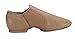 Linodes (Tent Leather Upper Jazz Shoe Slip-on for Women and Men's Dance Shoes Brown 8M