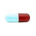 Capsuline Colored Gelatin Empty Capsules Size 3 Maroon/Blue 1000 Count
