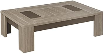 Gami Atlanta Oak Charcoal Finish Coffee Table Amazon Co Uk