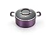 T-fal 2100094335 12 Piece Color Luxe Hard Titanium Nonstick Thermo-Spot Cookware Set, Purple