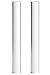 Clay Roller - 2-Pack Acrylic Rolling Pin, Rolling Clay Bar, Clear, Perfect Ceramics Clay Pottery Craft Tool for Shaping, Smoothing, Modelling, Sculpting 1 x 1 x 8 Inches