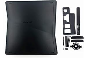 New Replacement Top Upper & Bottom Cover Full Housing Shell Case Cover with Kits for Xbox 360 Slim Console Black