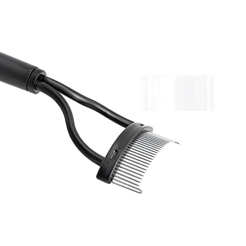 Quartly Eyelash Comb Curlers Lash Separator Mascara Lift Curl Applicator Eyebrow Grooming Metal Brush Tool Makeup Kit (A)
