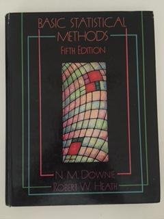 Basic Statistical Methods