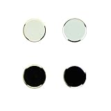 Voberry 4X Metal Aluminum Home Button Keyboard Keypad Sticker Case Skin For iPhone 4 4G 4S 5 5G 5S