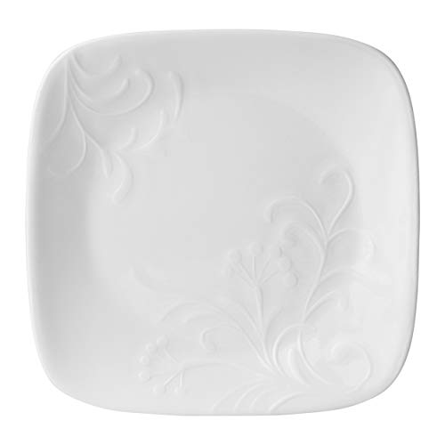 Corelle Boutique Cherish 6.5 Square Bread or Desert Plate (Set of 6) by