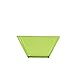 Creative Converting Square Plastic Bowls, One Size, Green